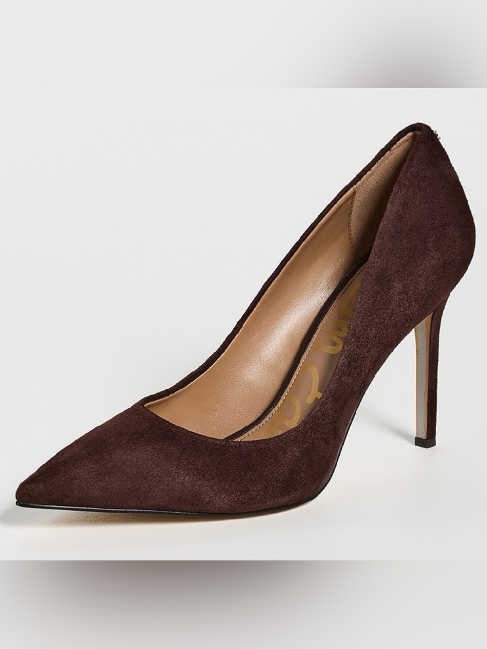 $150msrp SAM EDELMAN CHOCOLATE BROWN PUMPS “HAZEL” Sz 6